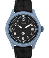 Timex Traprock TW2W34300 Horloge - Textiel - Zwart - Ø 43 mm