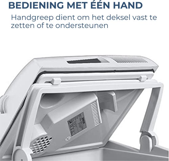 ALLGoods. Koelbox Elektrisch 12v 230 Volt - Elektrische Koelbox - Elektrische Koelbox 12 en 230 Volt - Koelbox Elektrisch voor in de Auto - met ECO Modus -23L - Blauw van ALLGoods — afbeelding 4