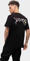 24 Uomo Paint T-shirt Zwart - L