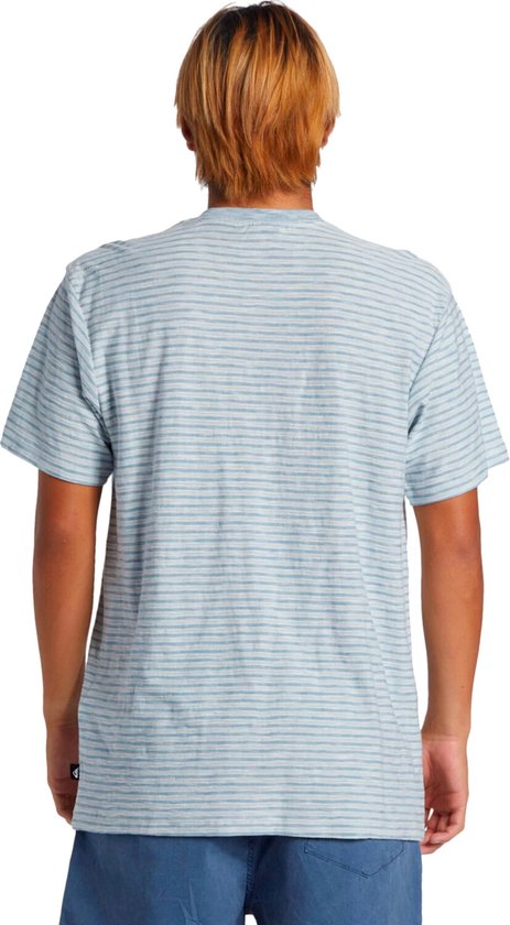 Quiksilver Kentin Ss Pocket Heren T-shirt Aqykt03114-bkq3 - Kleur Blauw - Maat XL