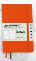Leuchtturm1917 A5 Medium Wheatherproof Notitieboek dotted Signal Orange