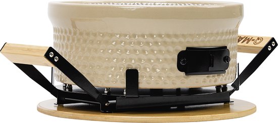 Q-MAMI TABLE GRILL - BEIGE (Hibachi / Shichirin / Tafelgrill / Barbecue / Kamado / Tafel bbq) van Q-MAMI — afbeelding 2
