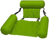 Finnacle - Waterhangmat - Drijvende stoel - Waterbed - Groen - Hangmat voor in het zwembad - Universeel - Opblaasbaar - Stoel voor in het water - Chillstoel - Zwembadstoel