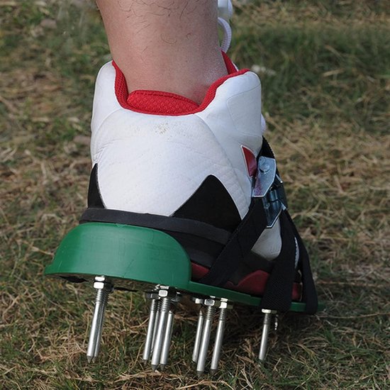GRÜNTEK Spijkerschoenen – Gazonbeluchter Sandalen met Roestvrijstalen