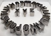 Emporte-pièce - Alphabet - 26 lettres de A à Z - Découpes - Emporte-pièces - Emporte-pièces en acier inoxydable, Multifonctionnel - Réutilisable