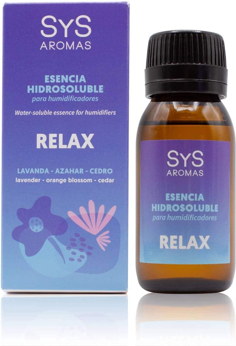 Goedkoopste Sys Brumaroma Relax - Etherische Olie - 100 Puur & Natuurlijk - Voor Luchtbevochtiger & Aroma Diffuser - 50ml