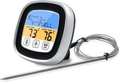 Bbq thermometer - Voedselthermometer Sonde Ovenbestendig, Digitale Vleesthermometer Touchscreen & Instant Read Timer Alarm Keuken Koken Thermometers