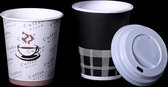 Tasse à café en carton à emporter 8oz 240ml Tasse Hot - 50 pièces - gobelets en papier jetables karton - gobelets à boire - gobelets à boire - tasse à café - gobelet jetable - Tasses à café - Tasses à café - Boissons chaudes et froides