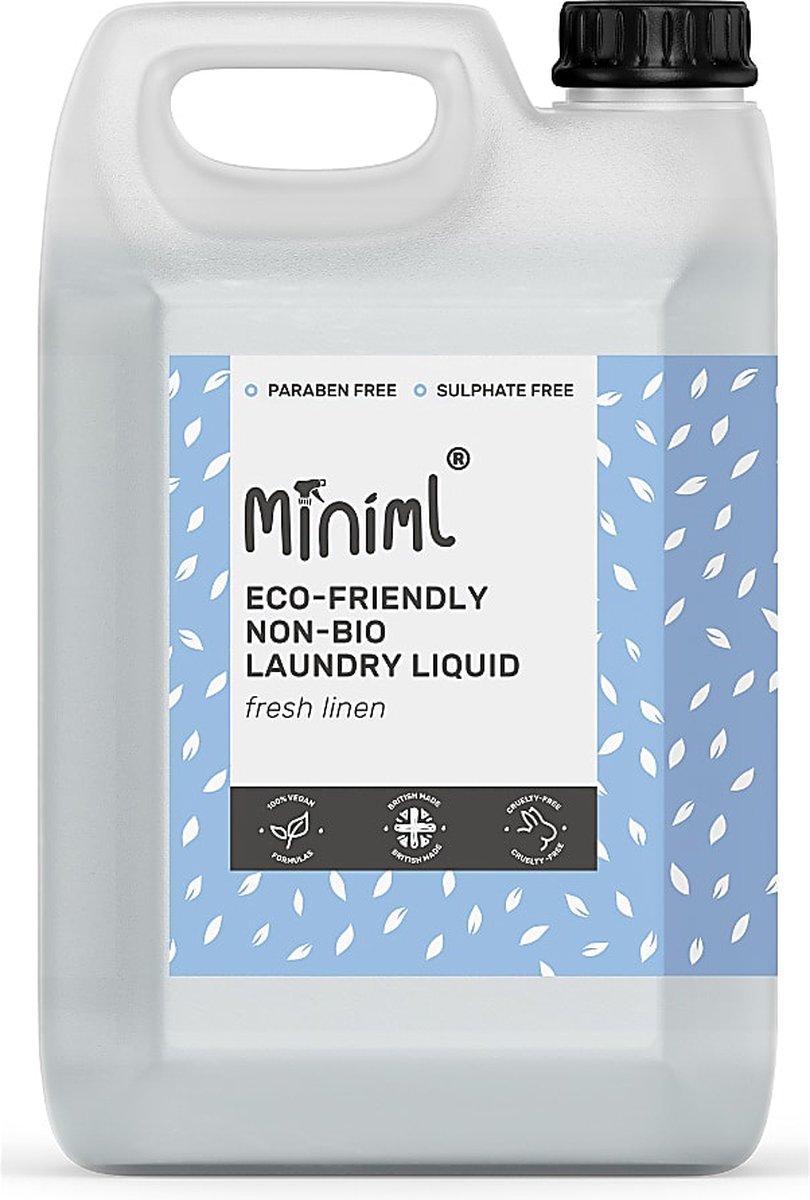 Goedkoopste Miniml Wasmiddel Fresh Linen - 5L Grootverpakking