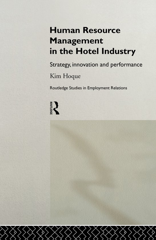 Human Resource Management in the Hotel Industry | 9780415208093 | Kim ...