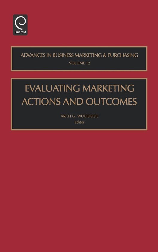 Advances in Business Marketing and Purchasing- Evaluating Ma ... - cover