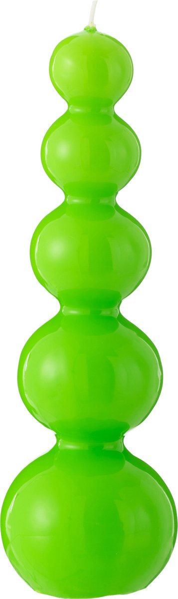J-Line kaars Kalebas - groen - 25U