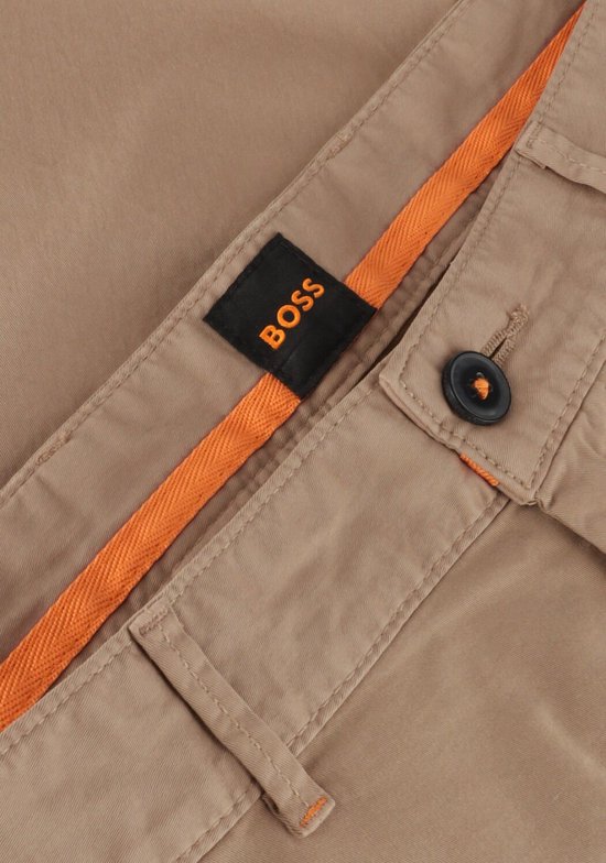 Boss Chino-slim-short Broeken Heren - Beige - Maat 34