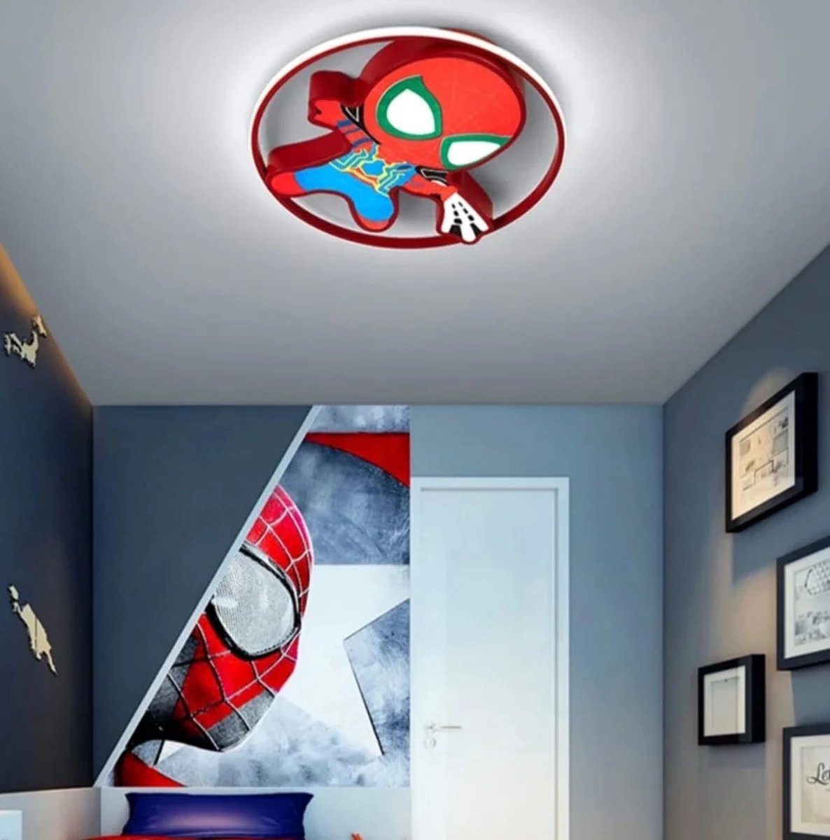 Spiderman Hanglamp Kinderkamer Kroonluchter Slaapkamer Oogbescherming Led Lampen