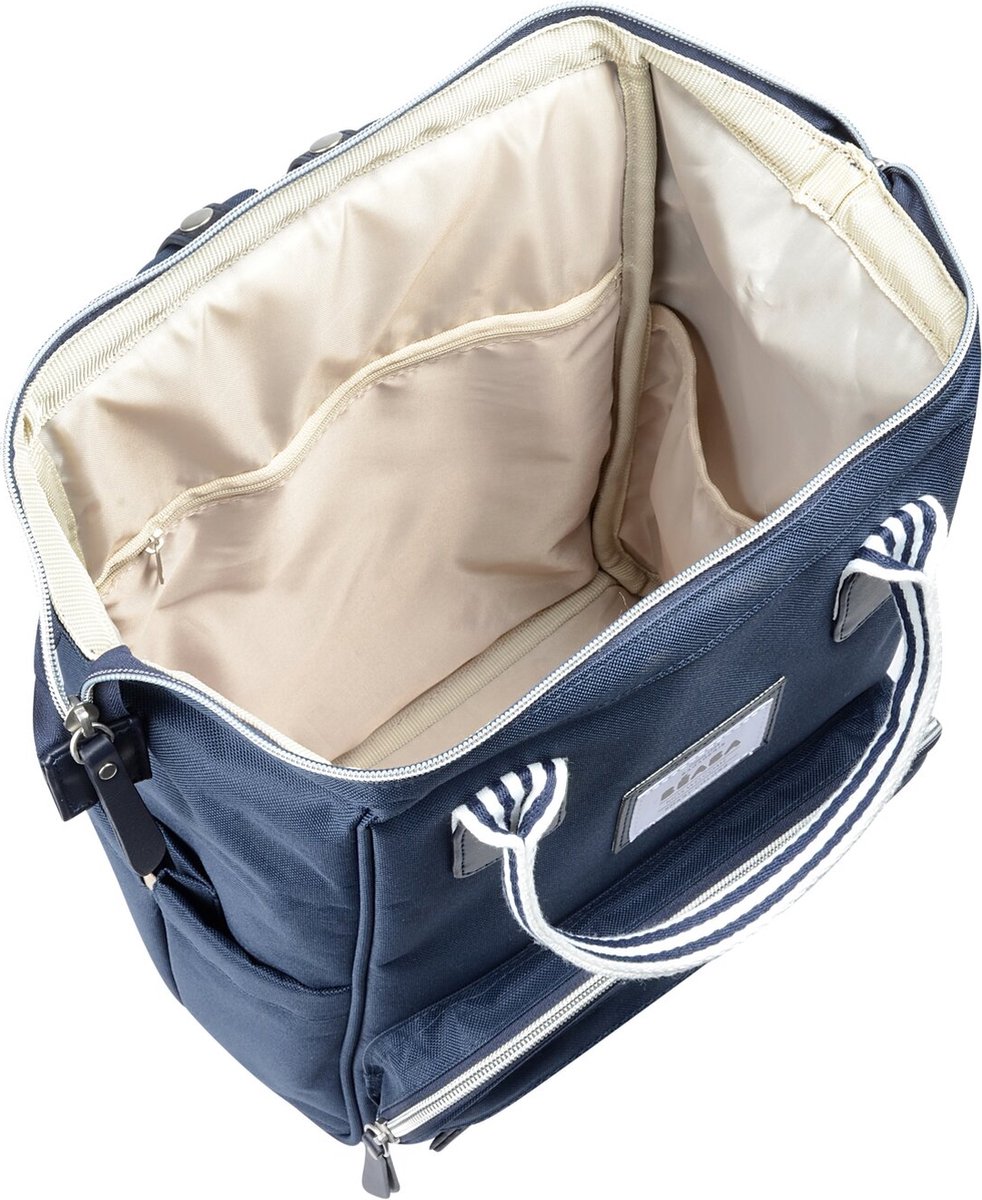 BÉABA, Verzorgingsrugzak voor baby's, grote capaciteit, meerdere zakken, inclusief luiermat, grote opening, geïsoleerde zakken, multifunctionele reistas, Wellington-tas - marineblauw