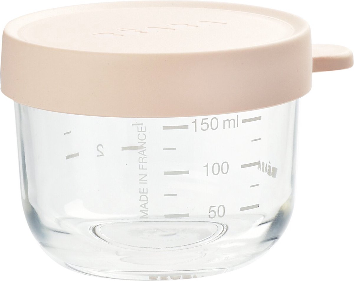 Goedkoopste Beaba Glazen Bewaarpotje 150 ml Roze
