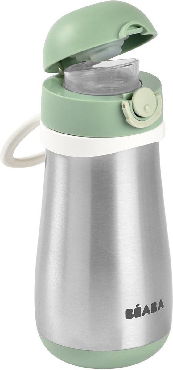 Goedkoopste Béaba - Drinkfles - RVS - 350ml - Groen