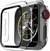 Apple Watch 38mm Serie 1 Serie 2 Serie 3 - Hoesje Harde beschermhoes transparant scherm gehard glas