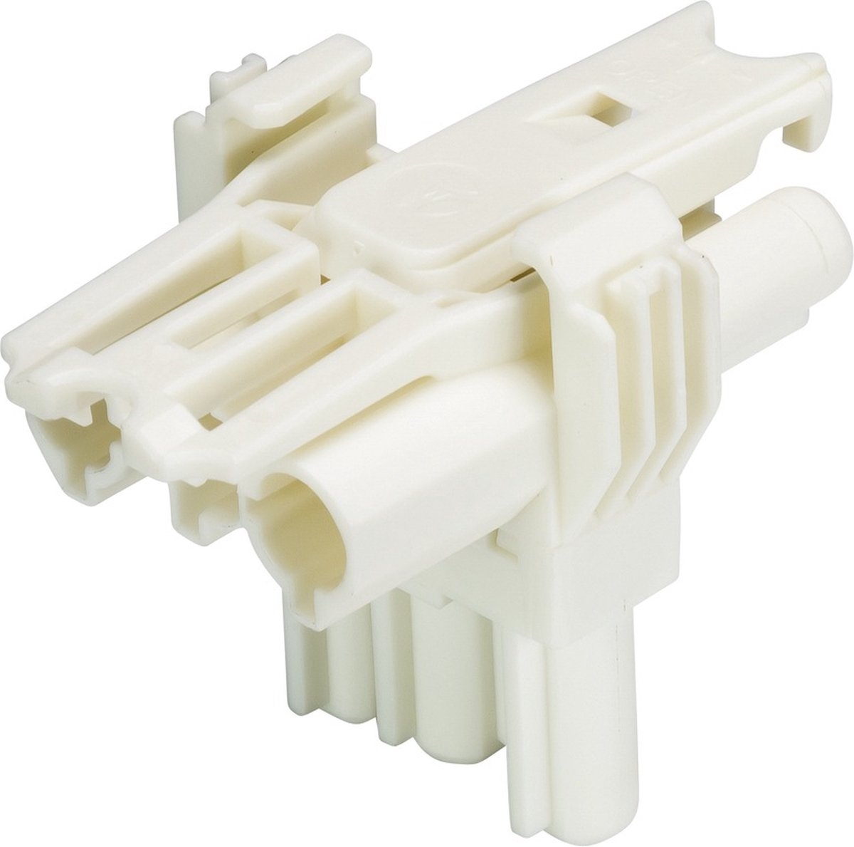 Wieland GST18-3® Splitter - T-splitsing - 1x GST18-3® (m) naar 2x GST18-3® (v) - Wit