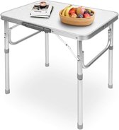 Klaptafel in hoogte verstelbaar - Opvouwbare tuintafel voor camping en outdoor activiteiten camping table