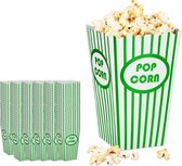 Relaxdays Popcornzakken 144-delige set popcorncontainers Popcornzakken Popcornkuipen Bioscoopkuipen