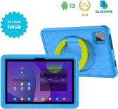 Bluedime Kindertablet - 10.1 Inch - 128 GB Opslag - 4 GB RAM - Grootste opslag en RAM - Kindertablet vanaf 3 jaar - Ook voor volwassenen - Tablet