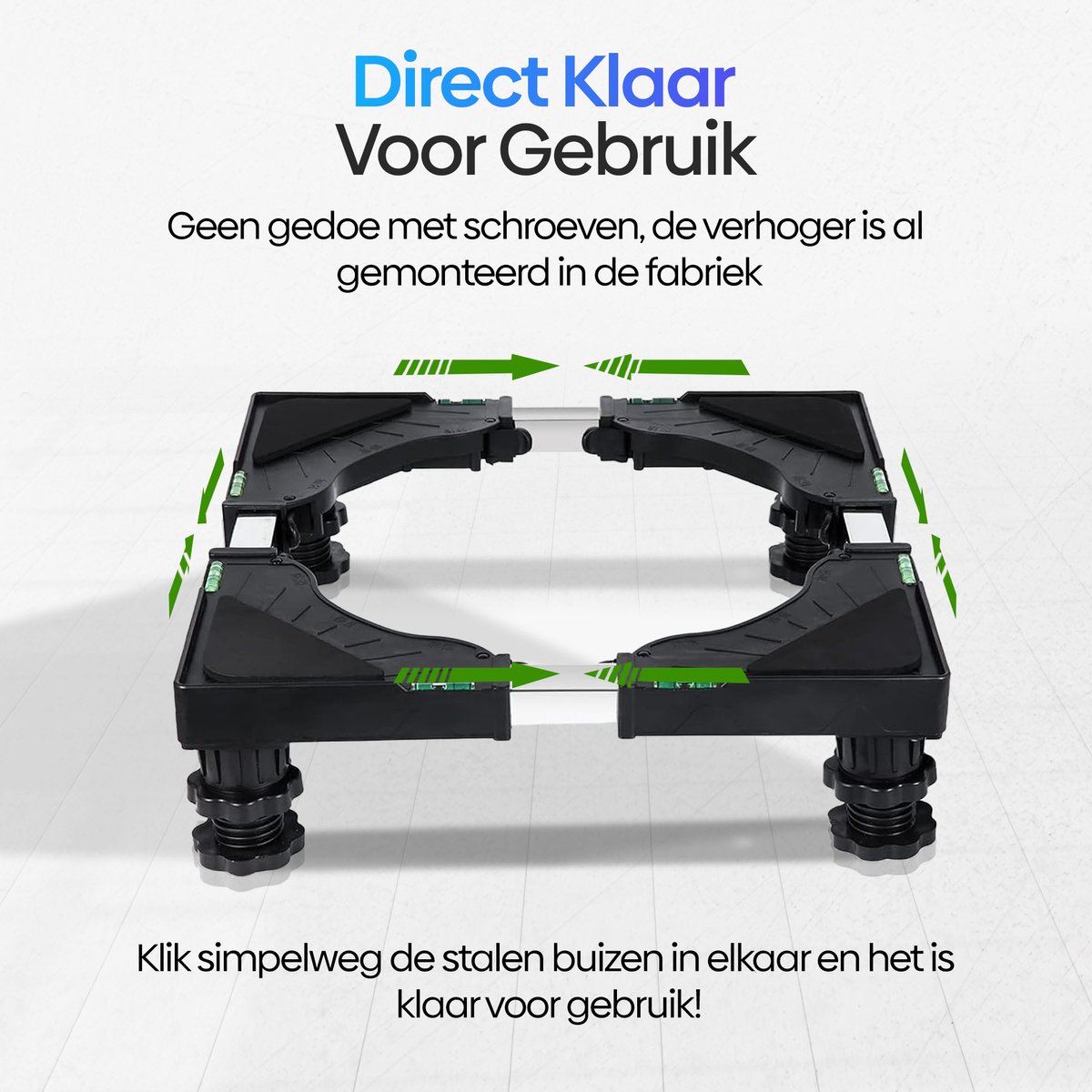 Olvy Home - Wasmachine Verhoger - Wasmachine Opbouwmeubel - Wasmachine Sokkel - Kast - Ook voor Droger, Koelkast, Vaatwasser en Vriezer — afbeelding 6