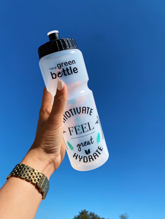Retulp Bio Bidon Pakket Hydrate - Bidons - Waterflessen - Bidon - Fiets - Sport - Waterfles - Drinkfles - Bidon - 750 ml - 2 stuks — afbeelding 3