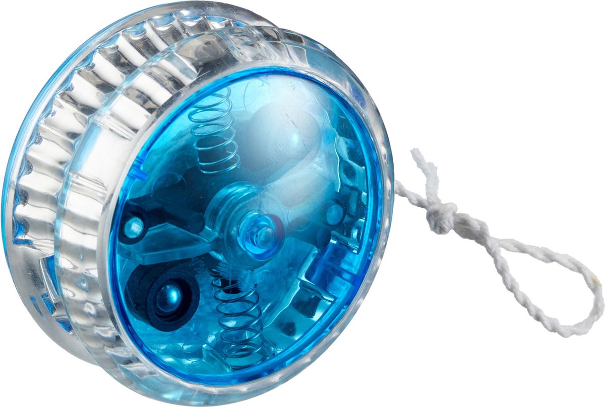 CEPEWA Speelgoed Jojo met LED licht voor kinderen en volwassenen turquoise kunststof