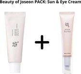 Beauty of Joseon Combi Set: Relief Sun: Rice+Probiotics SPF 50+ PA++++ - 50ml en Ginseng + Retinal Revive Eye Serum 30ml- Ordinary Skincare Routine - Glowy Radiant & Hydrating - Gezichtsverzorgingset- Korean Skincare