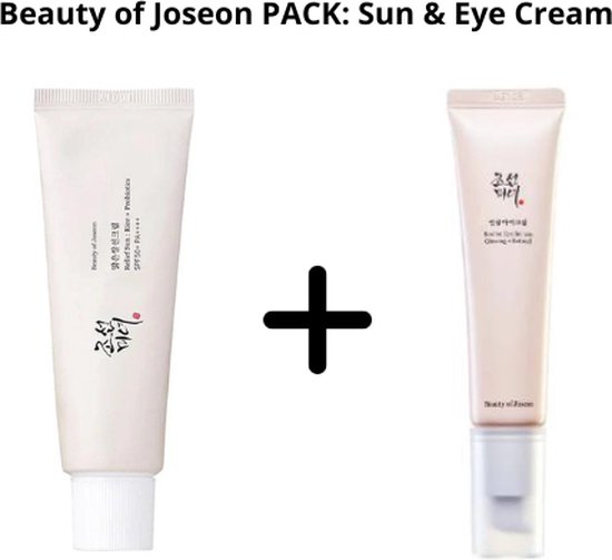 Foto: Beauty of joseon combi set relief sun rice probiotics spf 50 pa 50ml en ginseng retinal revive eye serum 30ml ordinary skincare routine glowy radiant hydrating gezichtsverzorgingset korean skincare