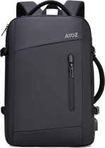 A To Z Traveller Multicarry Backpack - 40L - Uitbreidbaar - Handbagage Rugzak - Zwart