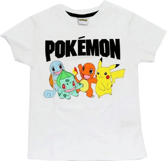 Pokémon - T-shirt Pokémon Pikachu - garçons - taille 146/152