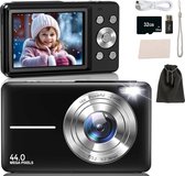 K&L Digitale Camera - Fototoestel - Fotocamera - Compact Camera - Vlog Camera - Voor Kinderen - Inclusief 32GB