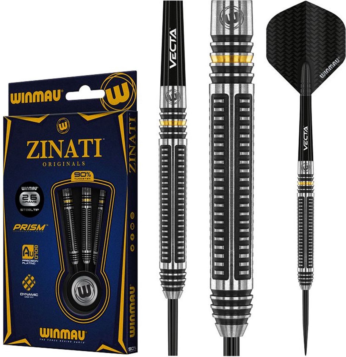 Winmau Zinati 90% - Dartpijlen - 22 Gram