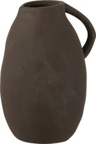 J-Line vase Cruche - Céramique - noir - medium - Ø 14 cm