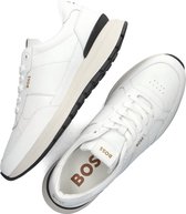Boss Jace Runn Lage sneakers - Leren Sneaker - Heren - Wit - Maat 41