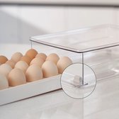 Clever Storage Eierhouder koelkast - 24 eieren - Uitschuifbaar