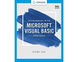 Omslag van Programming With Microsoft Visual Basic 2019/2022