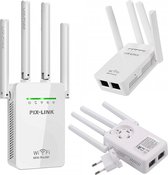 Bol.com Krachtige Wifi-Repeater 300mb/s WPS signaalversterker - Wit aanbieding