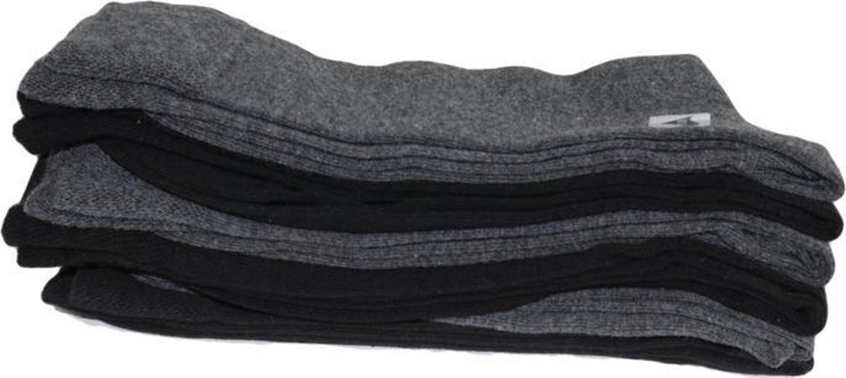 Koelmax socks zwart/antraciet 10 paar maat 39-42