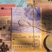 Journaling Papier Set - Vintage Advertenties - Vintage Ads - Set 20 vellen - Journaling & Scrapbook Papier - Hobby Papier - Scrapbooking - Bullet Journaling - Perfect als Kerstcadeau, Sinterklaascadeau of Schoencadeau