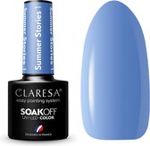 Claresa UV/LED Gellak Summer Stories #1 - Blauw - Glanzend - Gel nagellak