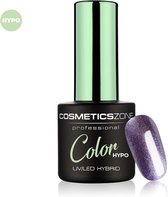 Cosmetics Zone Hypoallergene UV/LED Hybrid Gellak 7ml. Glitter Purple 089 - paars - Glanzend - Gel nagellak