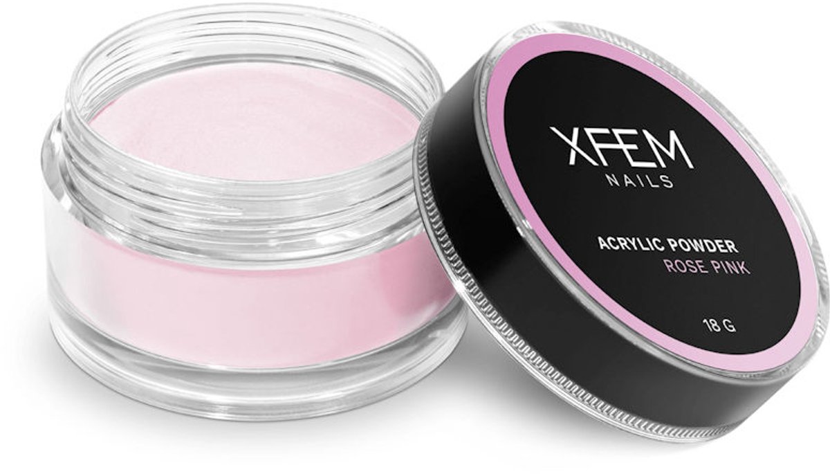 XFEM Acryl Poeder Professional Nail System 18g. Rose Pink