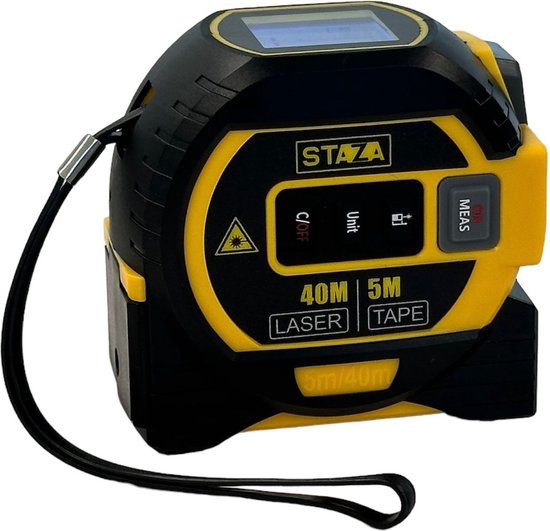 Staza Digitale Rolmaat - Laser Afstandsmeter 40M - Elektronische ...