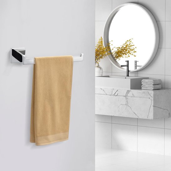 Flybath Handdoekstang 304 roestvrij staal enkellaags badhanddoekhouder