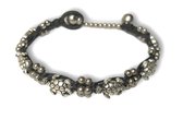 Armbandje Turtle rodium