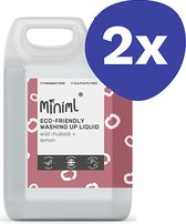 Miniml Afwasmiddel Rabarber & Citroen - 5L Refill (2x 5L)