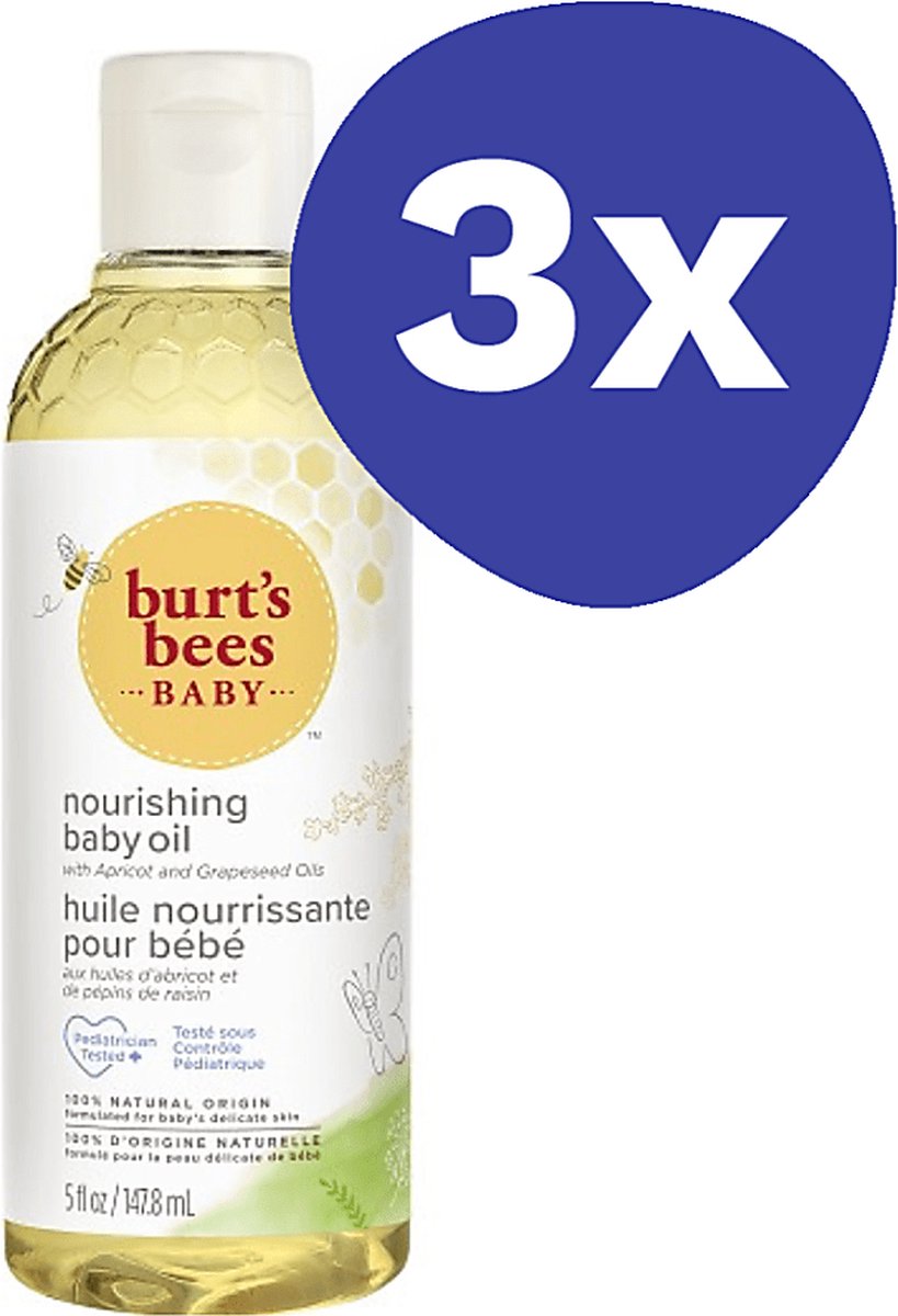 Goedkoopste Burt's Bees Baby Bee Voedende Olie (3x 147ml